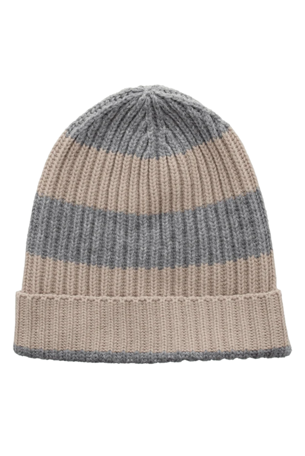 Malo мужские шапка из кашемира бежевая мужская купить с ценами и фото 144216 - фото 1