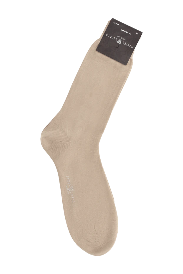 Story Loris man men's beige cotton socks 144256 - photo 1