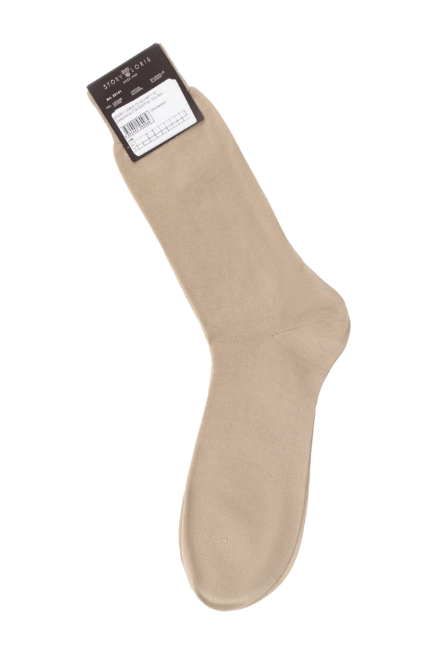 Story Loris man men's beige cotton socks 144256 - photo 2