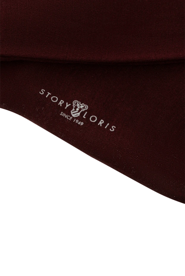 Story Loris man men's burgundy wool and polyamide socks buy with prices and photos 144258 - photo 2