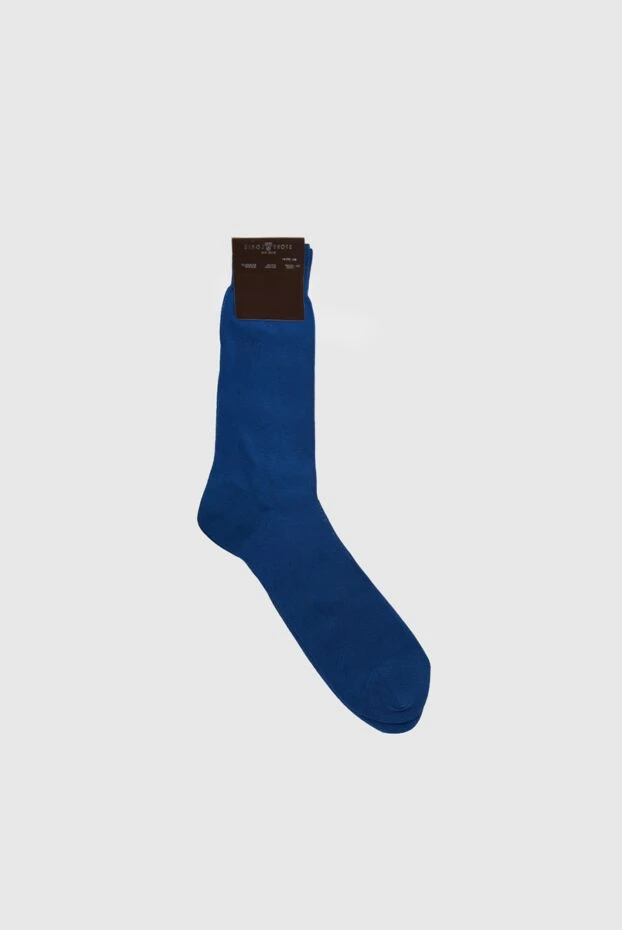 Story Loris man men's blue cotton socks 144259 - photo 2