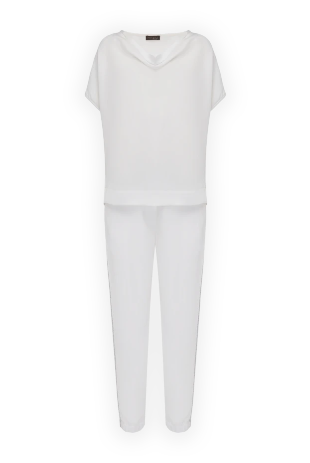 Peserico жіночі костюм прогулянковий з поліестеру білий жіночий купити фото з цінами 144276 - фото 1