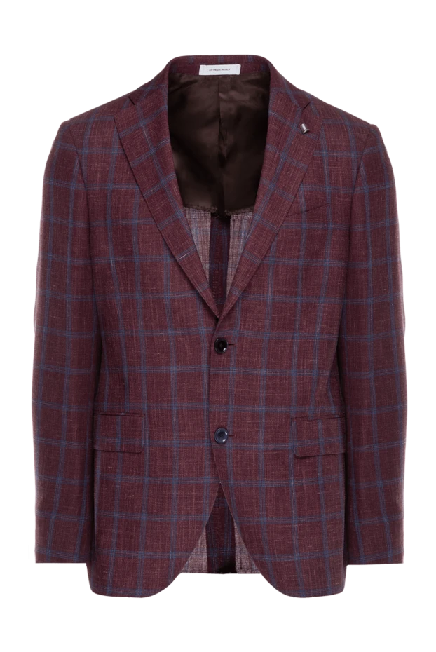 Sartoria Latorre мужские пиджак бордовый мужской купить с ценами и фото 144290 - фото 1