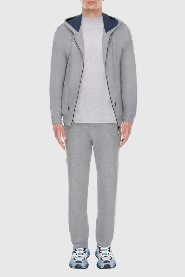 Billionaire man gray men's silk sports suit buy with prices and photos 144320 - photo 2