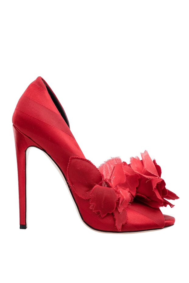 Aleksander Siradekian женские туфли из хлопка и шелка красные женские купить с ценами и фото 144359 - фото 1