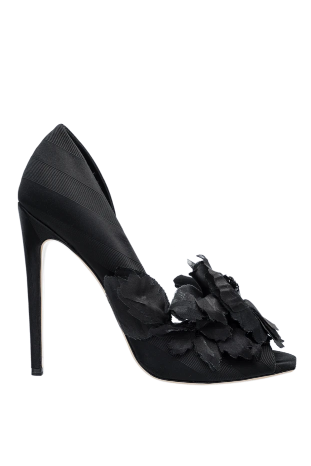 Aleksander Siradekian woman black cotton and silk shoes for women 144361 - photo 1