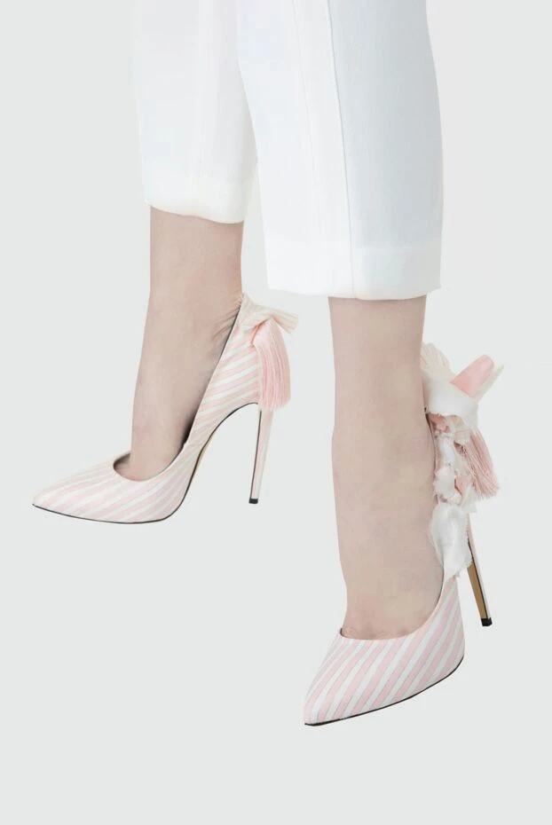 Aleksander Siradekian woman pink cotton and silk shoes for women buy with prices and photos 144363 - photo 2