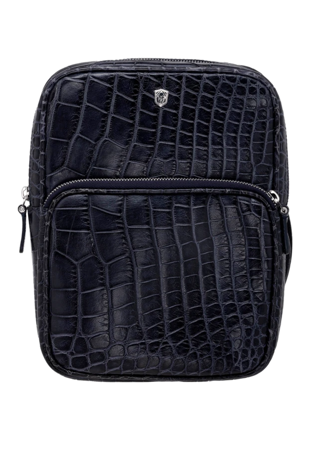 Tardini man black alligator shoulder bag for men 144381 - photo 1