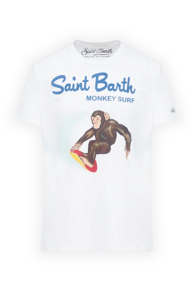 MC2 Saint Barth man white cotton t-shirt for men 144404 - photo 1