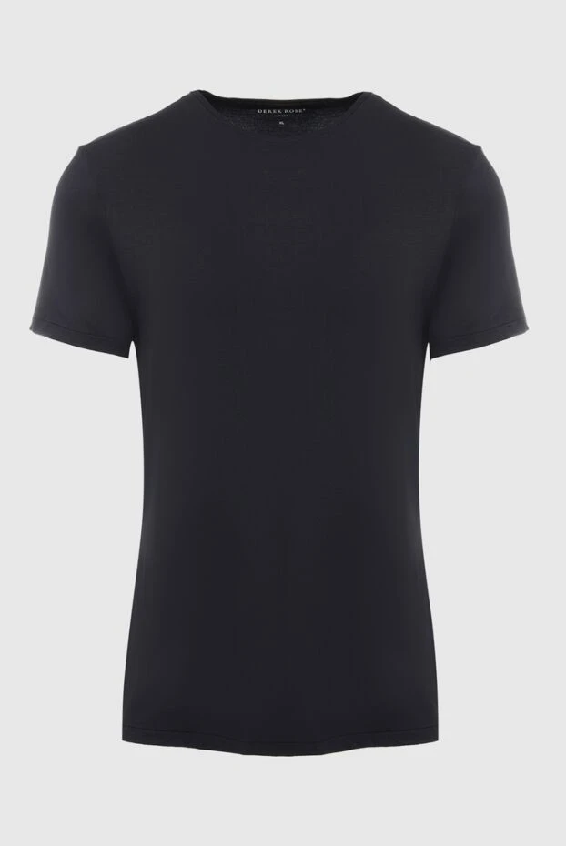 Derek Rose man t-shirt made of micromodal and elastane, black for men buy with prices and photos 144442 - photo 1