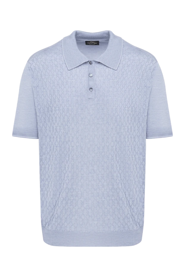 Cesare di Napoli polo from silk purple for men 144488 - photo 1