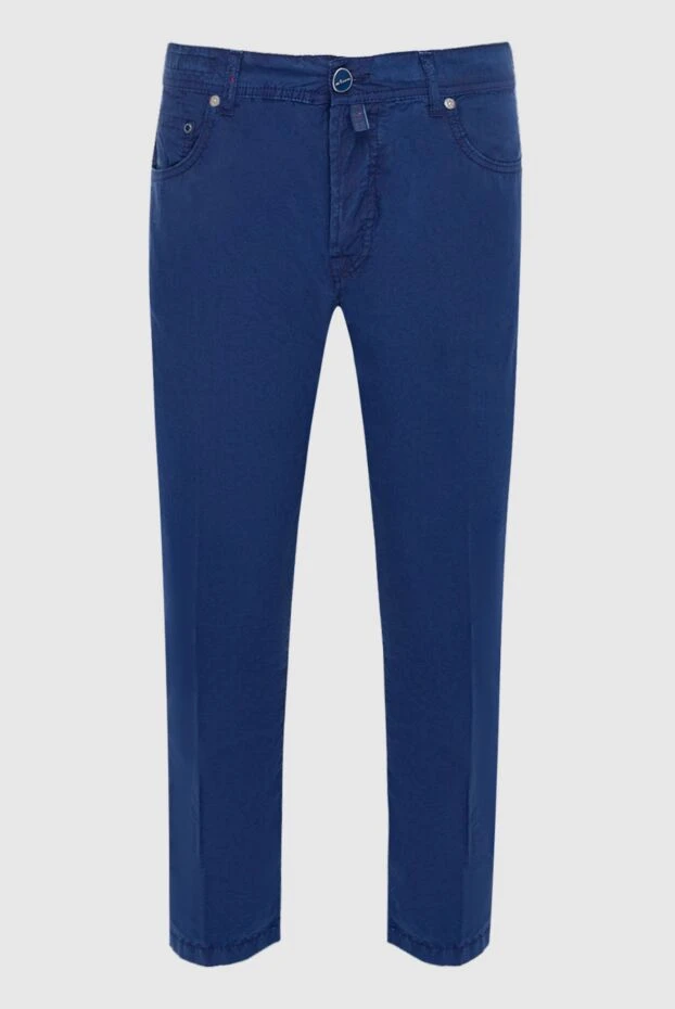 Kiton мужские джинсы из хлопка синие мужские купить с ценами и фото 144527 - фото 1