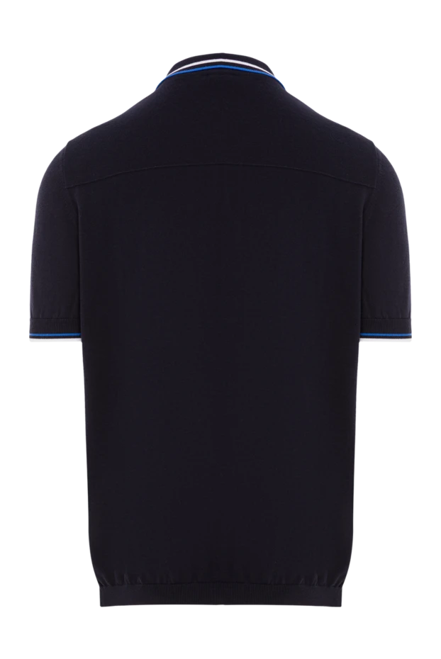 Kiton black cotton polo shirt for men 144543 - photo 2