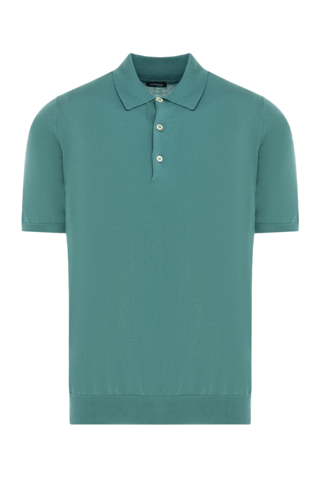 Kiton green cotton polo for men 144553 - photo 1