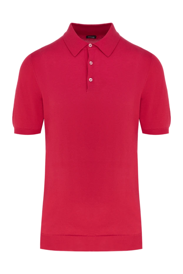 Kiton man cotton polo red for men 144555 - photo 1