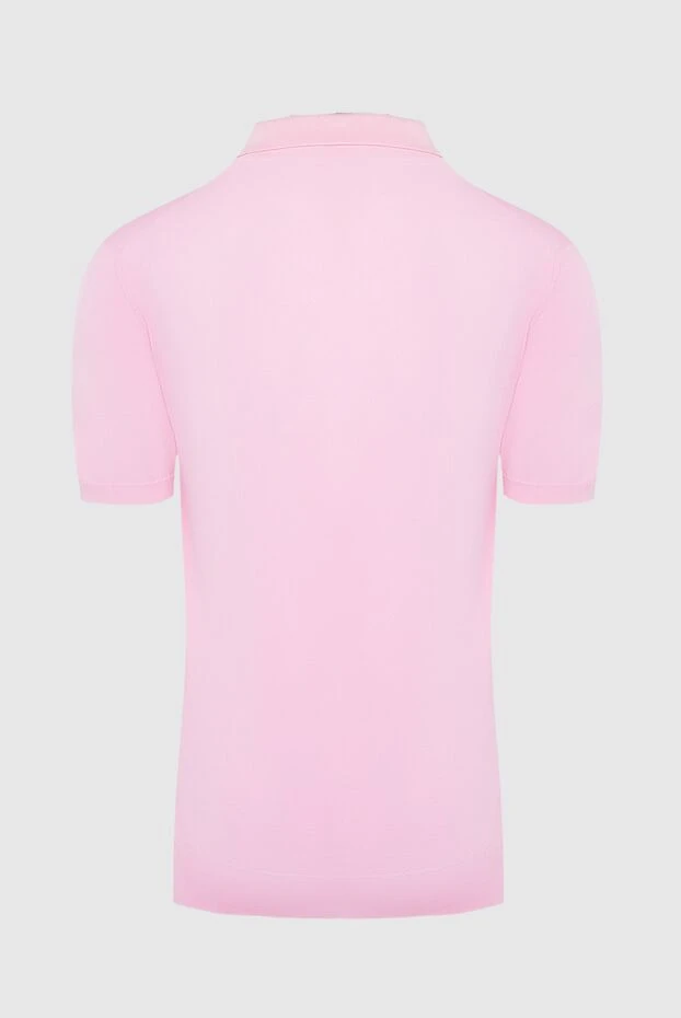 Kiton man cotton polo pink for men 144560 - photo 2