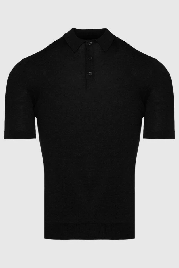 Barba Napoli man black silk polo for men buy with prices and photos 144580 - photo 1