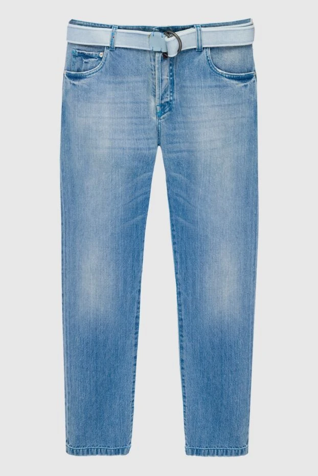 Kiton man blue cotton jeans for men 144605 - photo 1