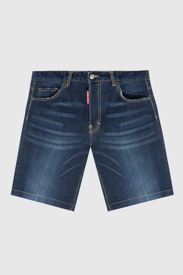 Dsquared2 man blue cotton shorts for men buy with prices and photos 144626 - photo 1