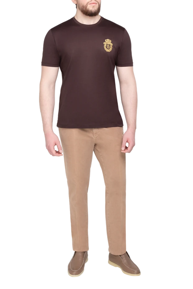 Billionaire brown cotton t-shirt for men 196941 - photo 2