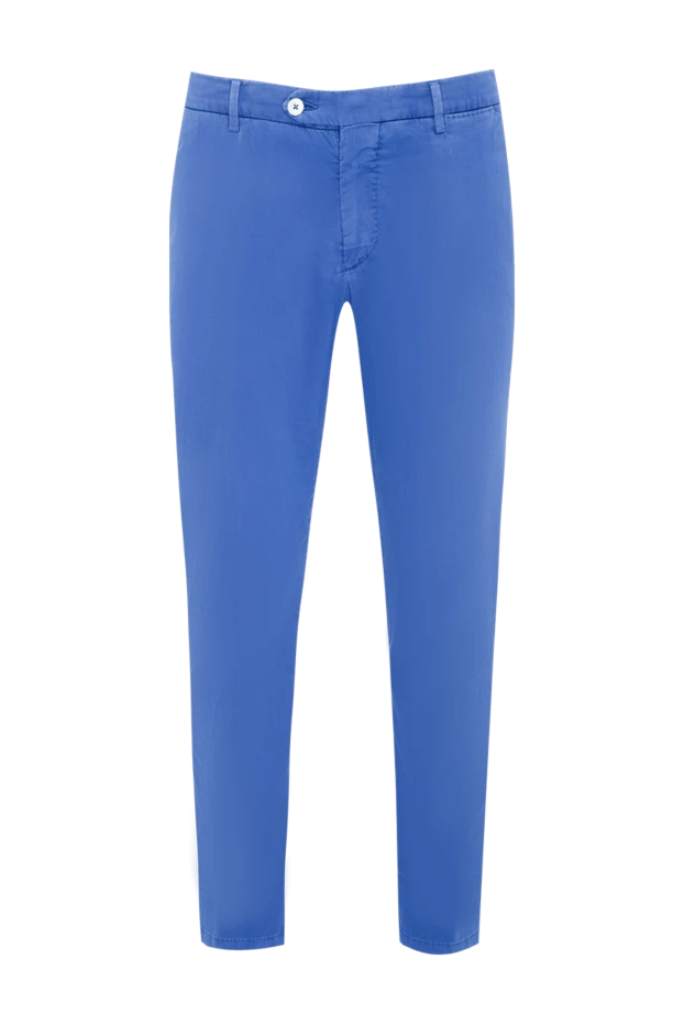 Cesare di Napoli мужские брюки синие мужские купить с ценами и фото 144718 - фото 1
