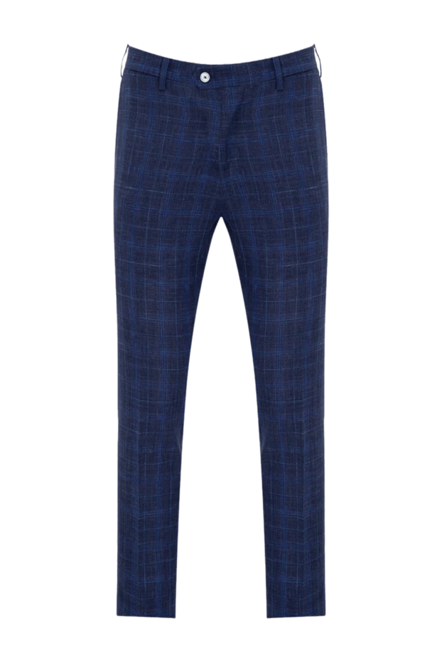 Cesare di Napoli man men's blue trousers buy with prices and photos 144720 - photo 1