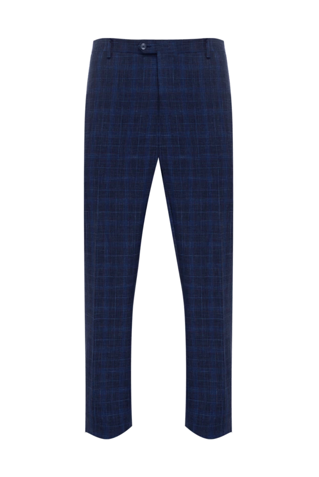 Cesare di Napoli man men's blue trousers buy with prices and photos 144721 - photo 1