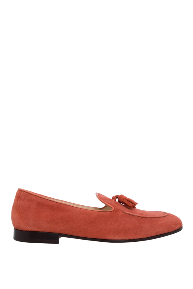 Doucal`s woman red suede loafers for women 144724 - photo 1