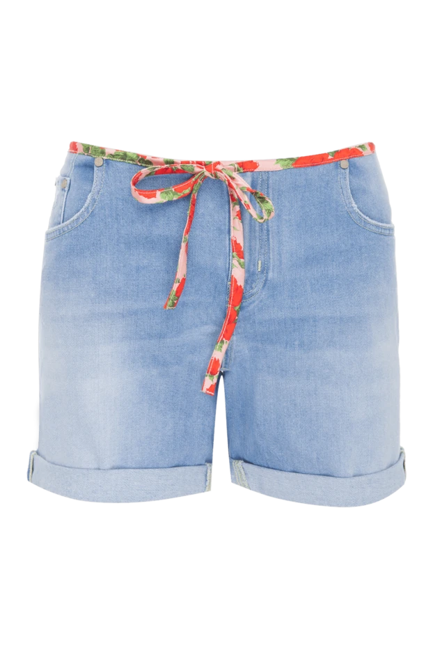 Jacob Cohen women's denim shorts with bright ties 144735 - photo 1