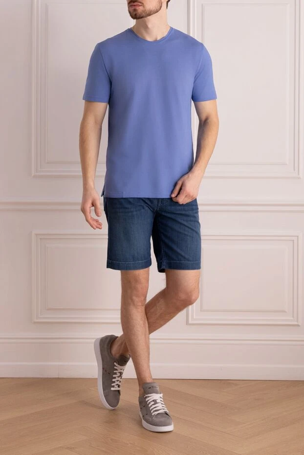 Jacob Cohen мужские шорты синие мужские купить с ценами и фото 144739 - фото 2