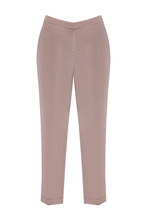 Max&Moi жіночі штани з шовку бежеві жіночі купити фото з цінами 144753 - фото 1
