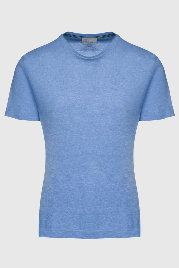 Orian мужские футболка из хлопка голубая мужская купить с ценами и фото 144755 - фото 1
