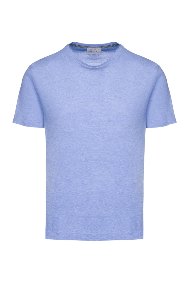 Orian man blue cotton t-shirt for men 144755 - photo 1