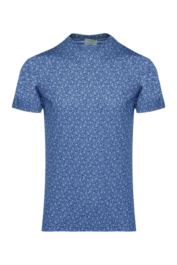 Orian man cotton t-shirt blue for men buy with prices and photos 144759 - photo 1