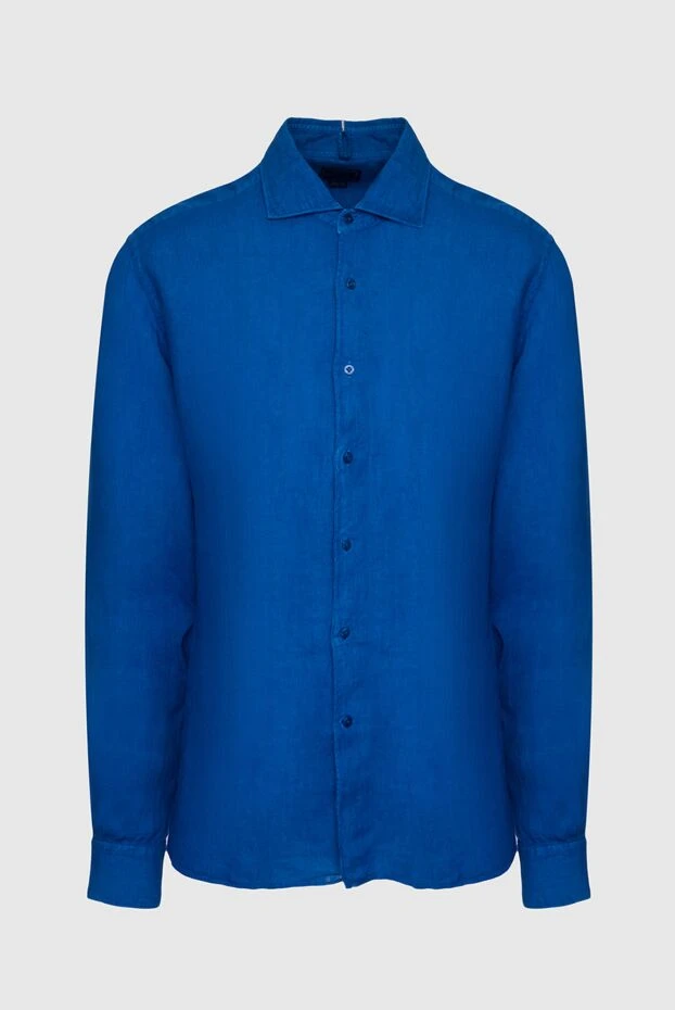 Orian blue linen shirt for men 144762 - photo 1