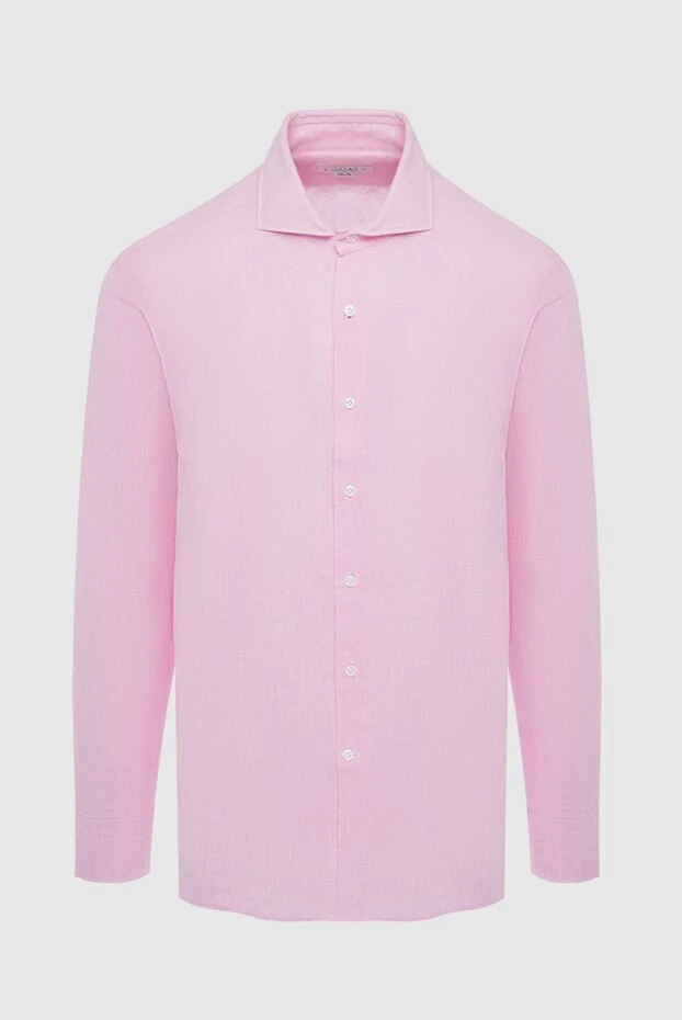 Orian мужские сорочка из льна и хлопка розовая мужская купить с ценами и фото 144765 - фото 1