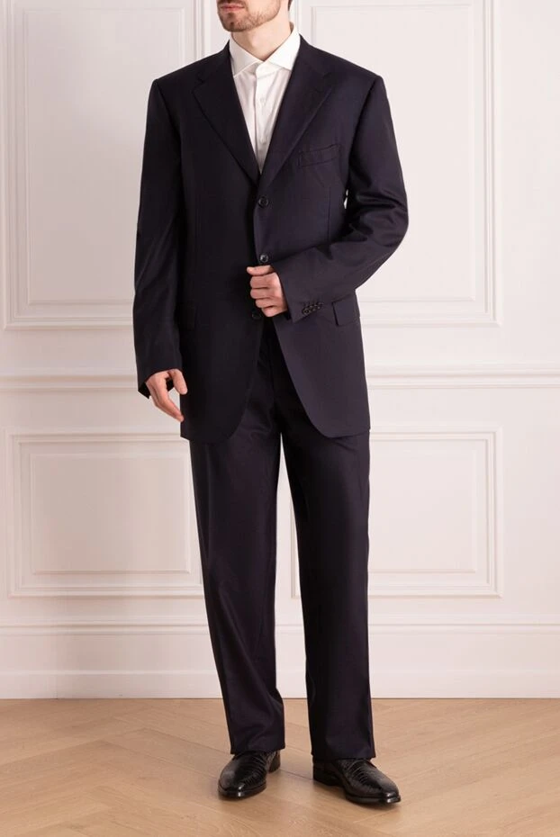 Corneliani чоловічі костюм чоловічий з вовни сірий купити фото з цінами 144835 - фото 2