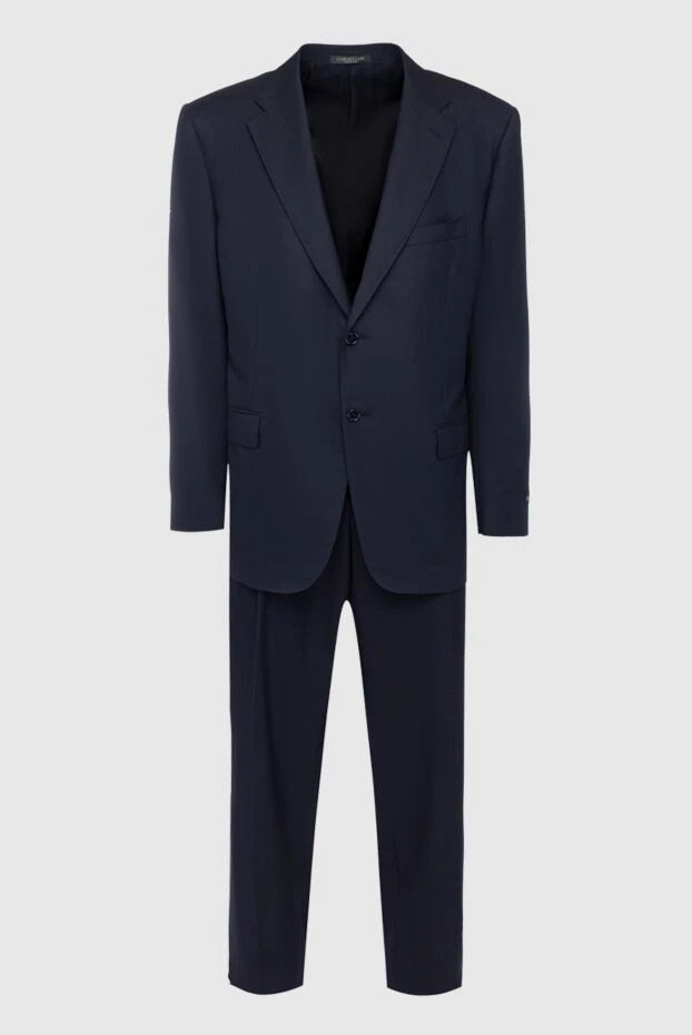 Corneliani man men's suit made of black wool buy with prices and photos 144838 - photo 1