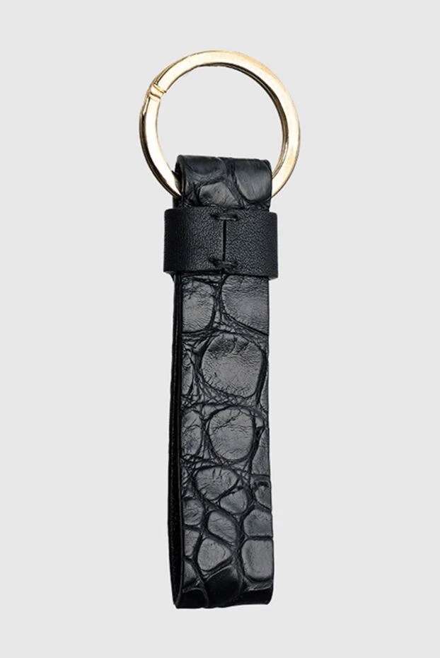 Brioni man black alligator keychain for men 144857 - photo 2