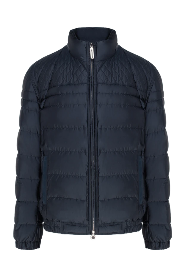 Blue silk jacket for men - photo 1