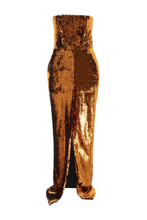Alexandre Vauthier женские платье из полиэстера оранжевое женское купить с ценами и фото 144902 - фото 1