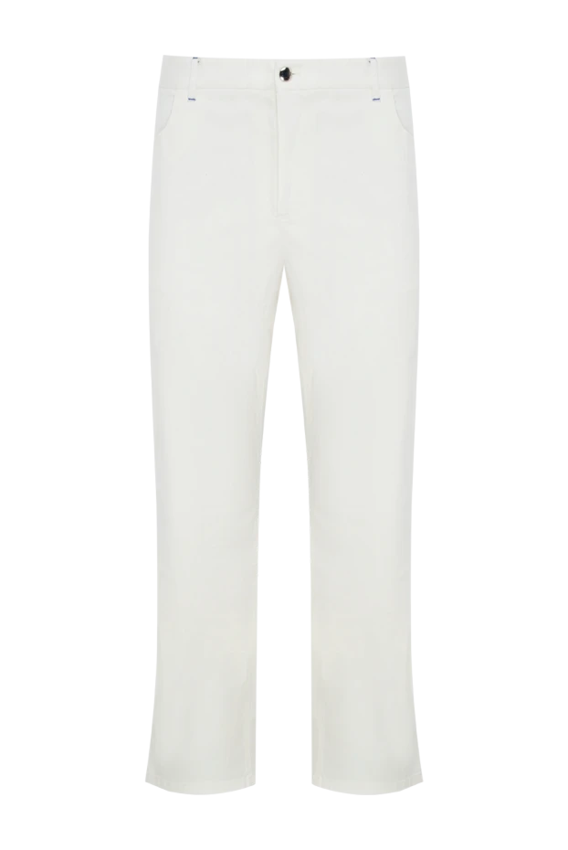 Zilli мужские джинсы из хлопка и плиэстера белые мужские купить с ценами и фото 144963 - фото 1