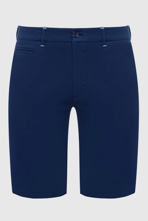 Zilli мужские шорты из хлопка и шелка синие мужские купить с ценами и фото 144966 - фото 1