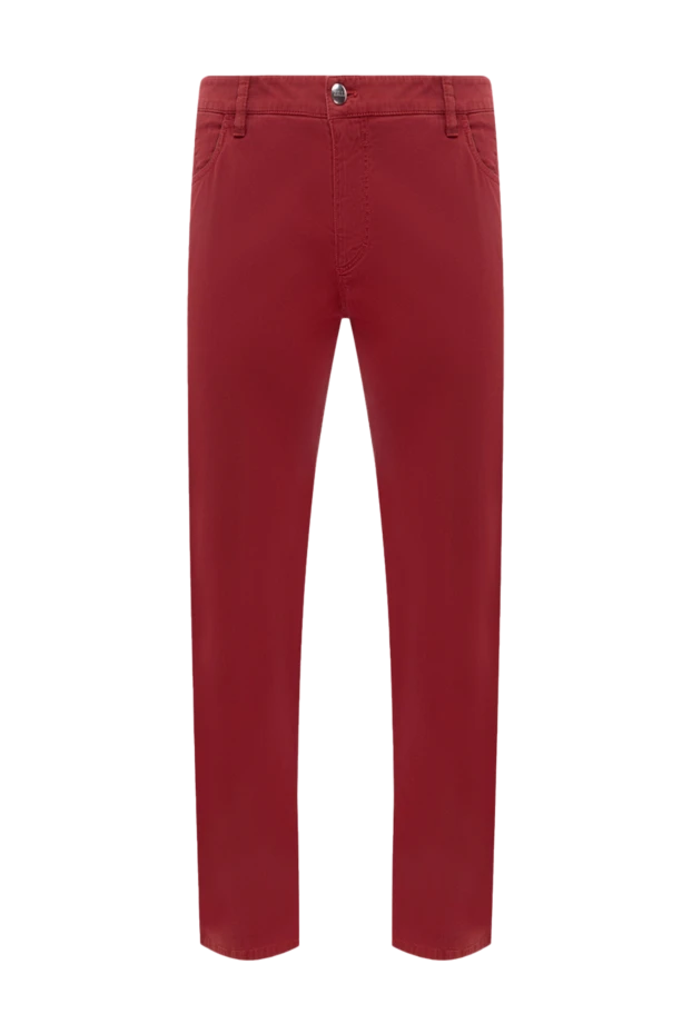 Zilli man red cotton and elastane jeans for men buy with prices and photos 144982 - photo 1