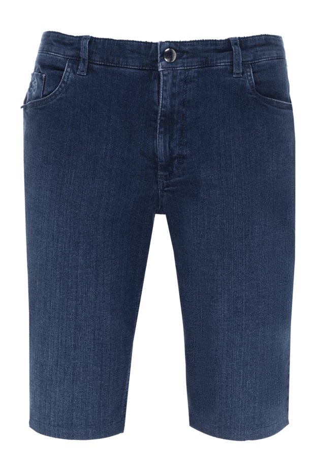 Zilli мужские шорты из хлопка синие мужские купить с ценами и фото 145023 - фото 1