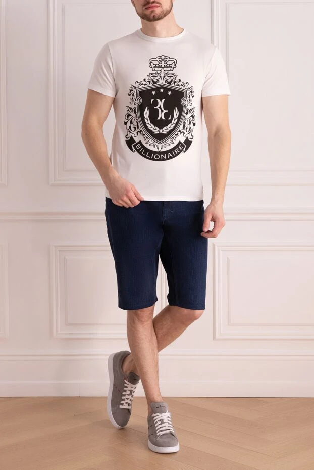 Zilli man blue cotton and polyamide shorts for men buy with prices and photos 145025 - photo 2