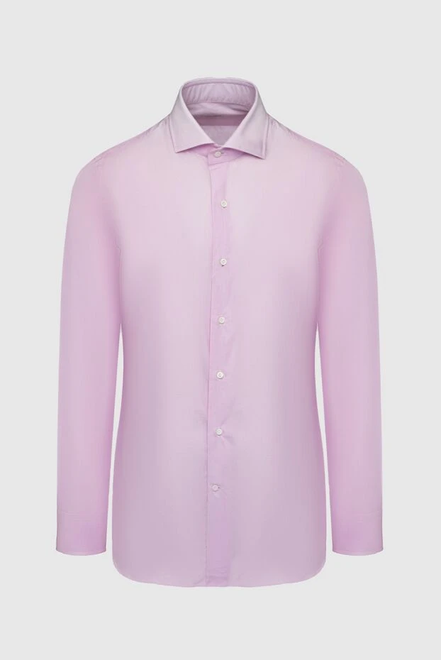 Alessandro Gherardi men's premium pink thin cotton office shirt 196561 - photo 1