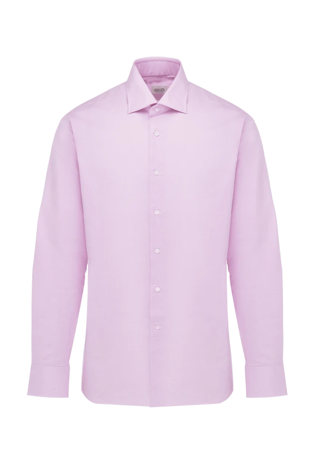 Alessandro Gherardi чоловічі рубашка з бавовни рожева чоловіча купити фото з цінами 145056 - фото 1