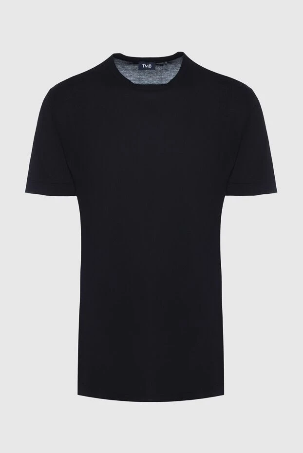 Tombolini мужские футболка из хлопка черная мужская купить с ценами и фото 145070 - фото 1