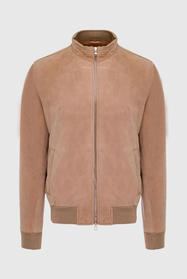 Barba Napoli man nubuck leather jacket beige for men buy with prices and photos 145090 - photo 1